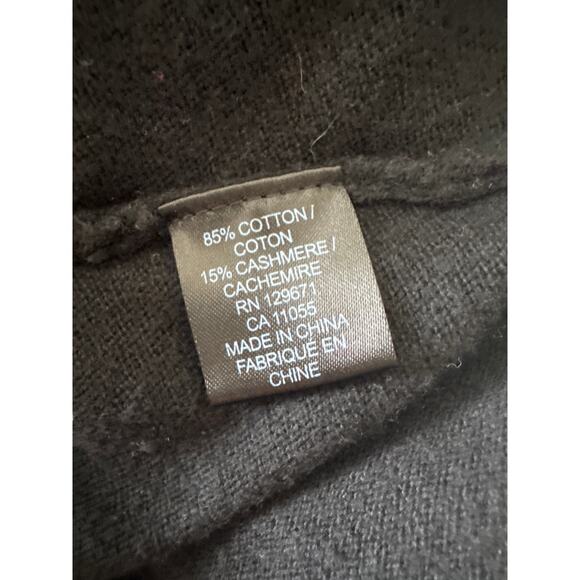 SKULL CASHERE Cotton Cashmere Full Zip Sweater Medium - Picture 4 of 11